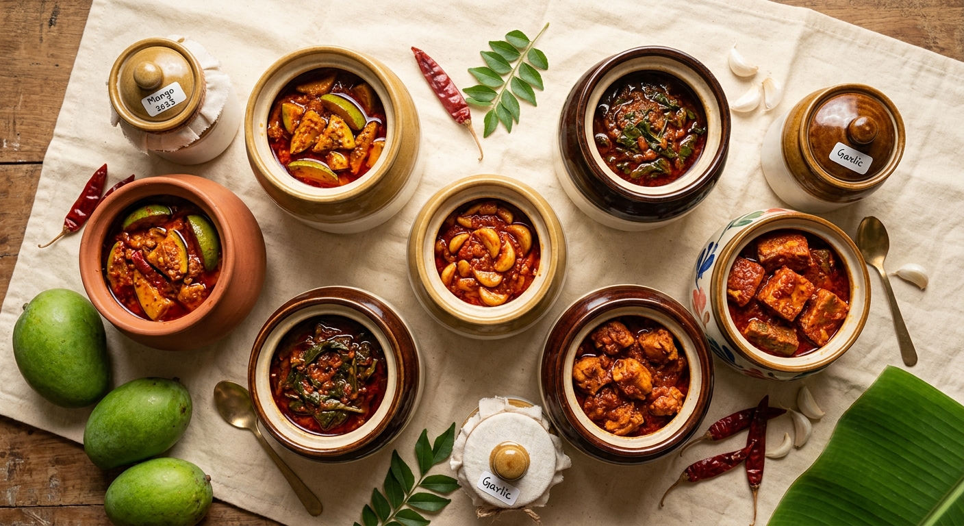Traditional Andhra pickles